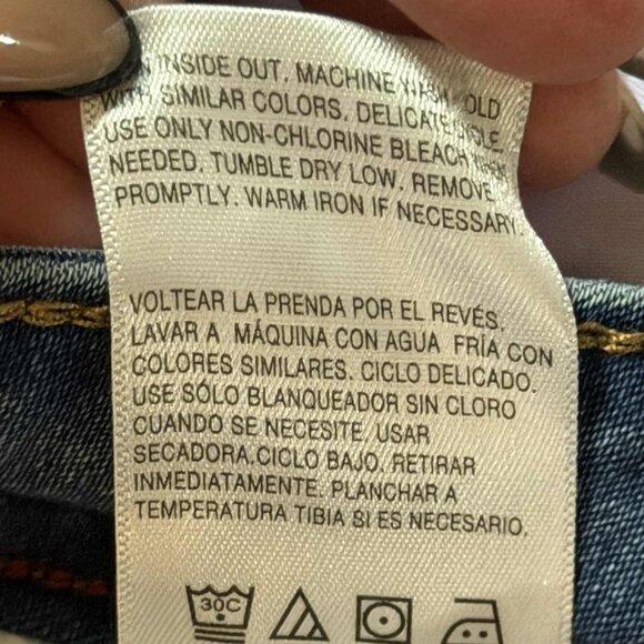 ****Wallflower Ultra Fit Midrise Skinny Denim CROPPED Jeans. SIZE 5 - Picture 6 of 10